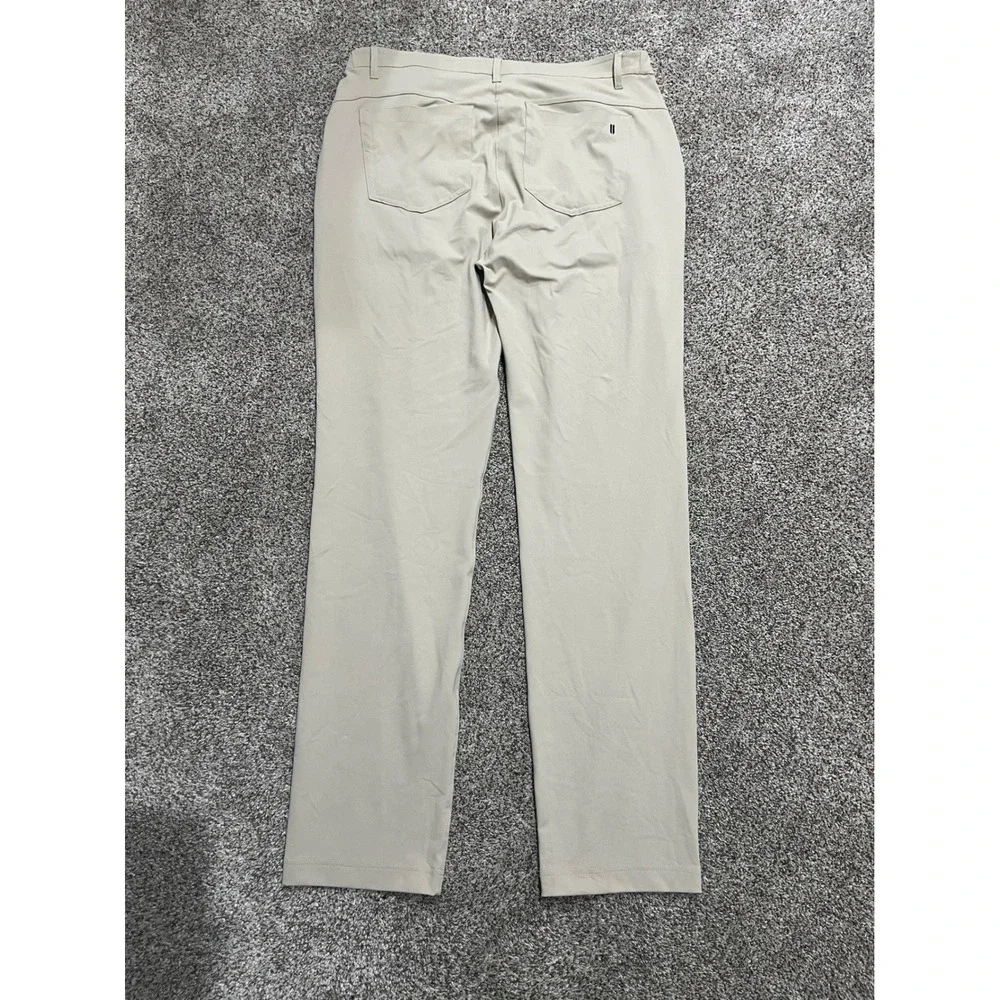 NOBULL Mens Lightweight Performance Chino Pants Sand Beige ACTUAL 38x34 Stretch